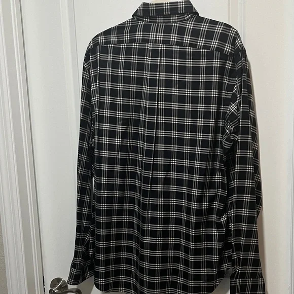 Ralph Lauren NWOT Black and White Plaid Cotton Shirt SZ XL - Picture 10 of 10